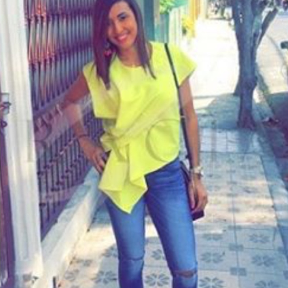 Asymmetric blouse
